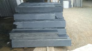 Riser Black Limestone Slabs