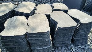 Stepping Stone Black Limestone Slabs