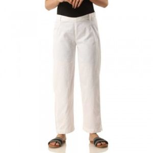 White Cotton Pants