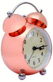 Copper Rose Alarm Clock