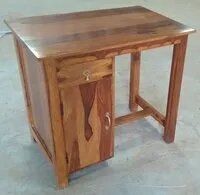 Solid Wood Study Desk With Drawer Door