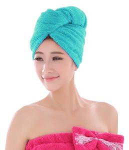 Green Bamboo Hair Wrap Towel