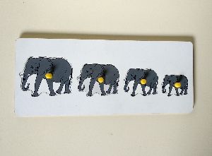 Wooden Elephant Seriation Board