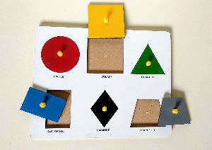 Wooden Six Shape Puzzle