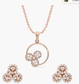 Diamond Pendant Set