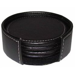 Leather Coaster Set