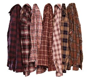 Distressed Oversize Flannel Shirt