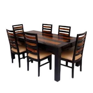 Solid Wooden 4 Seater Dining Table