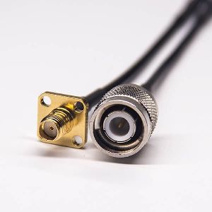 SMA Flange Mount Female To TNC Male Coaxial Cable
