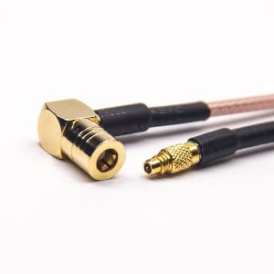 SMB Male Angled To MMCX Male Straight Coaxial Cable