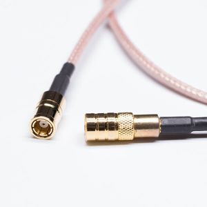 smb male brown cable cable coaxial connector