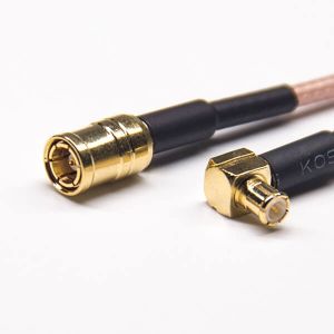 mcx male angled smb male cable connector