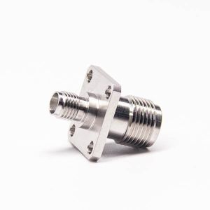 180 degree 4 hole flange tnc to sma connector