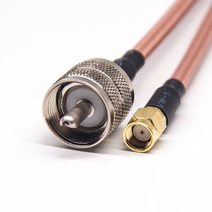 uhf male to male coaxial cable connector