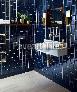100 x 400mm Royal Blue Wall Tiles