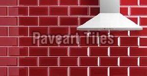 150 x 150mm Blood Red Wall Tiles