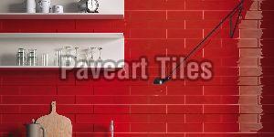 75 X 300mm Blood Red Wall Tiles