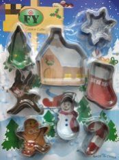 8 PCs Set Christmas Cookie Cutter