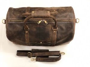 leather travel bag