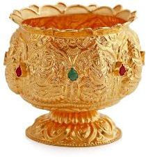 Gold Kumkum Box