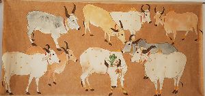 Group of Cows Painting