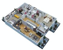 2D Floor Plan Services