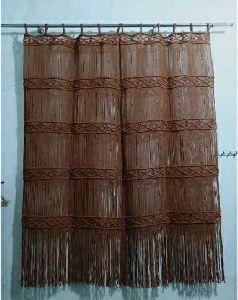 Macrame curtain