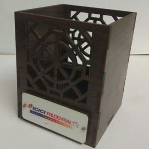 Wooden Pen Stand