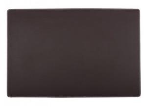 Elephant Grey Leather Rectangle Placemats