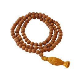 sandalwood mala beads