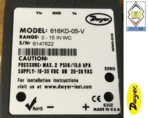 Dwyer 616KD-B-11-V Differential Pressure Transmitter