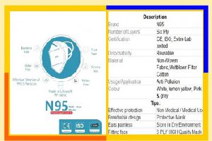N-95 MASK AND 3-PLY DISPOSABLE MASK
