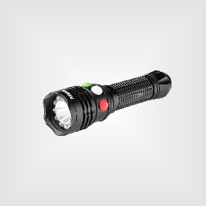 Rechargeable Aluminum Flashlight- LED RISING TRI COLOR TORCH
