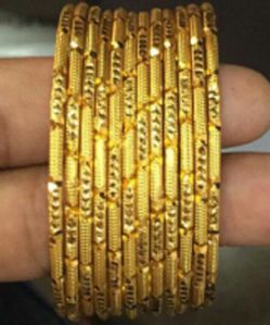 gold plated bangles