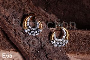 E55 American Diamond Ear Tops