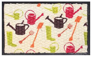 SCE - 1023 Bleached PVC Coir Tufted Mat