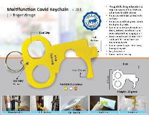 Covid Key Chain