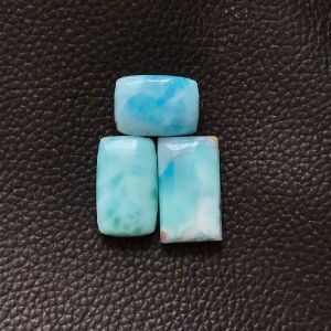 Cushion Shape Larimar Gemstone