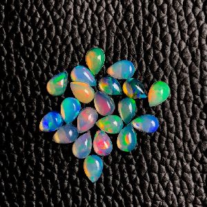 Pear Shaped Ethiopian Opal Gemstonen