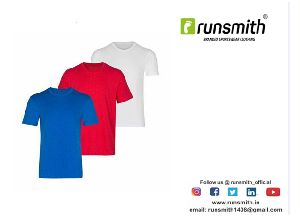 Mens Sports Round Neck T-Shirts