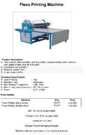 flexo printing machines