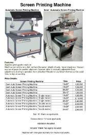 Screen Printing Machine