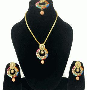 Beautfiul Multi Beads Necklace Set