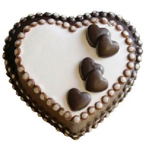 Heart Shaped Chocolate Cake