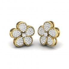 Ladies Embrace Stud Earrings