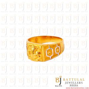 GR1005 Mens Gold Ring