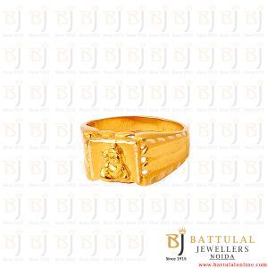 GR1008 Mens Gold Ring