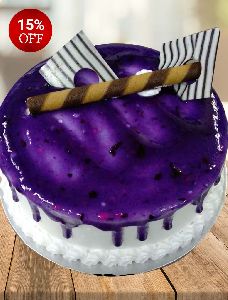 Blueberry Flavour Cake