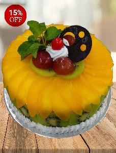 Mixed Fresh Fruit Cake