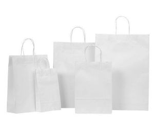 White Kraft Paper Bags (Plain)